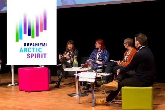 panel discussion on stage